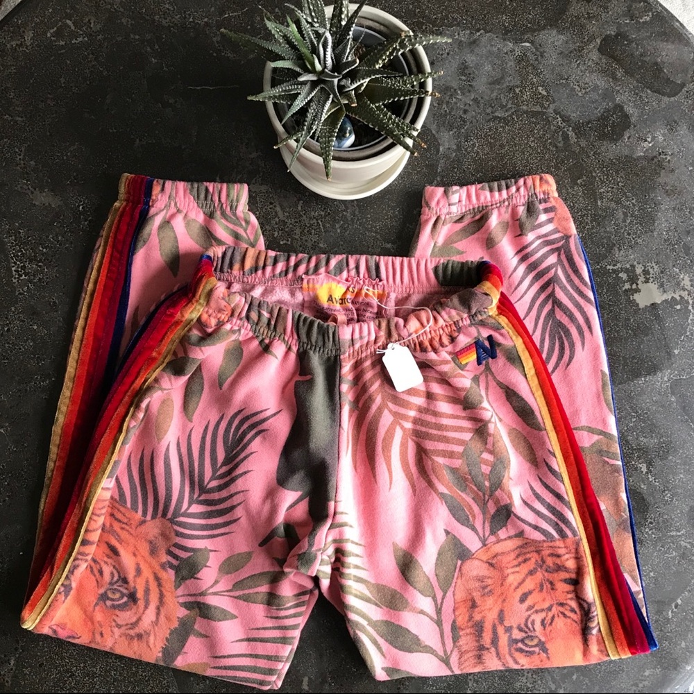 Aviator Nation LTD Jungle Tiger Velvet Stripes